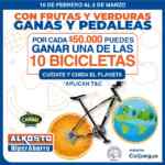 Sorteo Alkosto frutas y verduras: Gana una de las 10 bicicletas