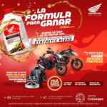 Promoción Honda la Fórmula para Ganar: raspa, registra tu código y gana en laformulaparaganar.com