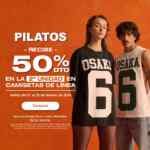 Promo Pilatos: 50% de descuento en camisetas 2a unidad