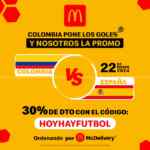 Cupón McDonalds McDelivery: 30% de descuento hoy 22 de marzo