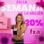 FXA Semana de la Mujer: 20% de descuento en kit 3 artículos + empaque Gratis