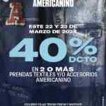 Americanino: 40% de descuento en la compra de 2 o más prendas o accesorios