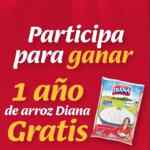 Concurso Creyentes Familia Diana: Gana 1 año de arroz Diana GRATIS en familiadiana.com