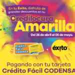 Catálogo Éxito Credilocura Amarilla Día de la Madre del 26 de abril al 5 de mayo 2024