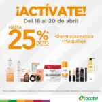 Locatel: hasta 25% de descuento en maquillaje y dermocosmética