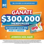 Sorteo Tiendas ara Llena tu Despensa: Gana tarjeta de regalo de $300.000 por 6 meses