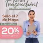 Trasnochón para Mamá Agaval: 20% de descuento en tienda online