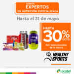 Locatel: hasta 30% de descuento en la marca Healthy Sports