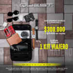 Promo Quest: kit viajero Gratis en compras de $300.000