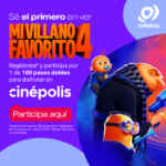 Gana pases dobles para ver Mi Villano Favorito 4 con Mallplaza Colombia