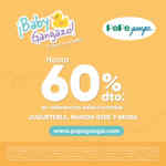 Ofertas Pepe Ganga Baby Gangazo: Hasta 60% de descuento en referencias seleccionadas