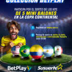 Susuerte Gana con Betplay: Gana kit de los 5 mini balones de la Copa Continental