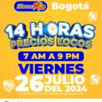 Catálogo Mercamío y Mercatodo Bogotá 14 Horas Precios Locos 26 de julio 2024