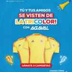 Concurso Agaval: Gana 3 camisetas edición 2024 originales de la selección Colombia para ti y 2 amigos
