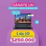 Gana un computador portátil Acer o un bono por $250.000 en el concurso de Agaval