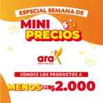 Ofertas Mini Precios Tendas Ara válidas al 14 de agosto 2024