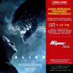 Concurso Cineland: Gana entradas para funciones promocionales de Alien