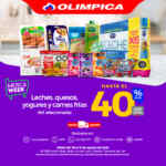 Olímpica: Hasta 40% de descuento en leches, quesos y más