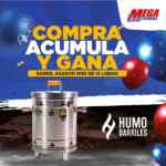 Concurso Compra, Acumula y Gana Megatiendas: Gana un barril asador mini de 12 libras
