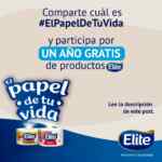 Gana un año de productos Elite en el concurso El Papel de tu Vida