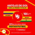 McDonalds Futbol: 25% de descuento ordenando por McDelivery