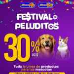 Mercamio y Mercatodo Festival de Peluditos: 30% de descuento en productos para mascotas