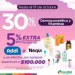 Promo Locatel: 30% de descuento en Dermocosmética y Vitaminas