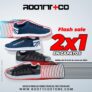 2×1 en zapatos en la Flash Sale de Root + Co.