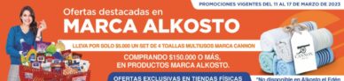Catálogo Alkosto mercado, frutas y verduras 11 al 17 de marzo 2023