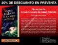 Promocion 20% de descuento en la novela de Isabel Allende, Panamericana, hasta el 7 de junio.