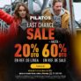 Sale Pilatos de hasta 60% de descuento del 1 al 4 de febrero