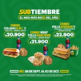 Promo Subway Subtiembre Septiembre 2023: combos desde $20.900