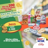 Catálogo Super Inter Jueves desde $1.000 Septiembre 28 de 2023