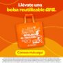 Tiendas ara bolsa reutilizabla GRATIS completando el formulario