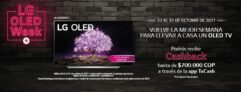 LG OLED Week 2021: hasta $700.000 de cashback al comprar un televisor