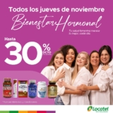Locatel Bienestar Hormonal: Hasta 30% de descuento en productos seleccionados