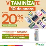 Locatel Vitaminízate: Hasta 20% de descuento en referencias seleccionadas