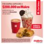 Cuponera Juan Valdez Gratis en la compra de $200.000 en Makro
