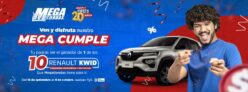 Promoción Mega Tiendas 20 Años: Gana uno de los 10 autos Renault Kwid 2023