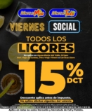 Viernes Social Mercamío y Mercatodo: 15% de descuento en todos los licores