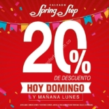 En Spring Step, 20% de descuento mañana lunes 2 de mayo