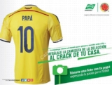 Concurso, Padre por tí movere, Servientrega, tómate una foto con tu papá, y gana la camiseta de la Selección Colombia.
