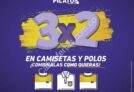 Promoción Pilatos de 3×2 en camisetas y polos