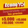 Sale Econo-Yoi: productos en rebaja con precios desde $5.000, $10.000 y más