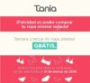 Promoción Tania de 3×2 en ropa interior en marcas exclusivas